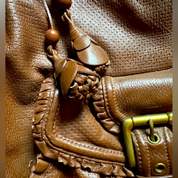 LOCKHEART BOHO HANDMADE LEATHER SHOULDER BAG - Picture 5 of 7